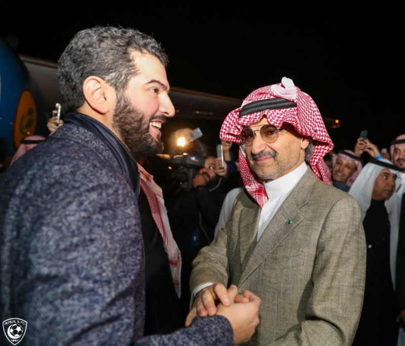 الوليد بن طلال وليونيل ميسي