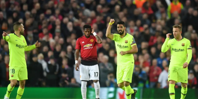 برشلونة ومانشستر يونايتد برشلونة ومانشستر يونايتد