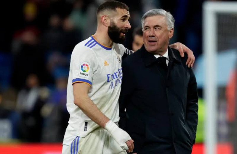 بنزيما وانشيلوتي بنزيما وانشيلوتي