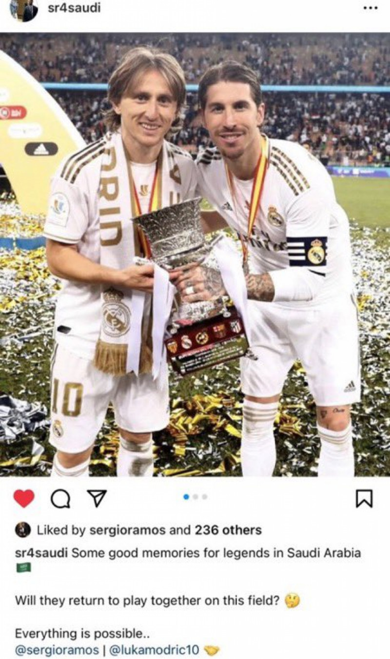 راموس يبدي إعجابه