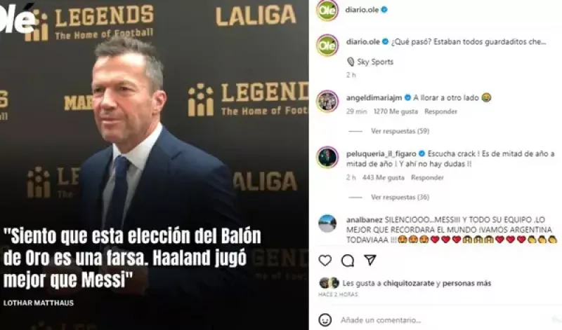 رد دي ماريا على تصريحات ماتيوس