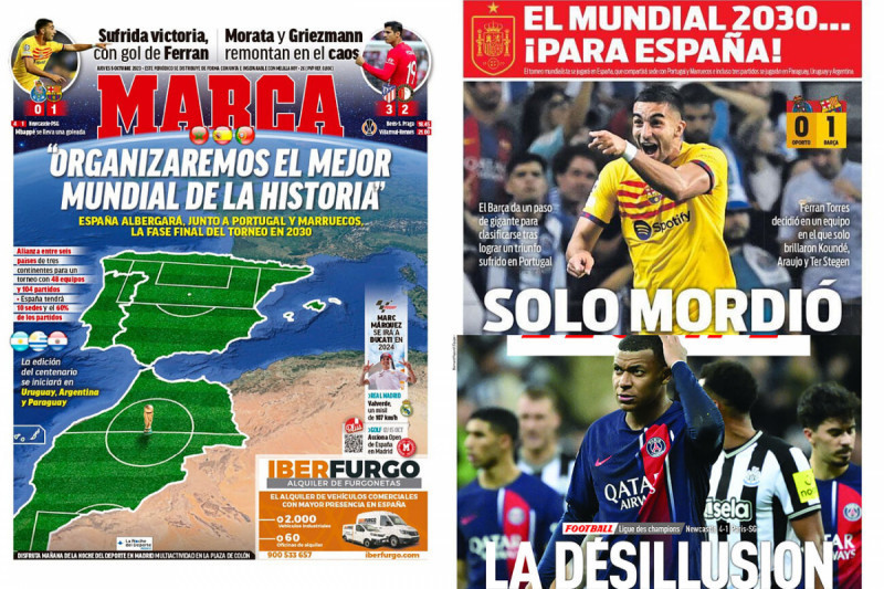 صحف العالم اليوم الخميس (5-10-2023)