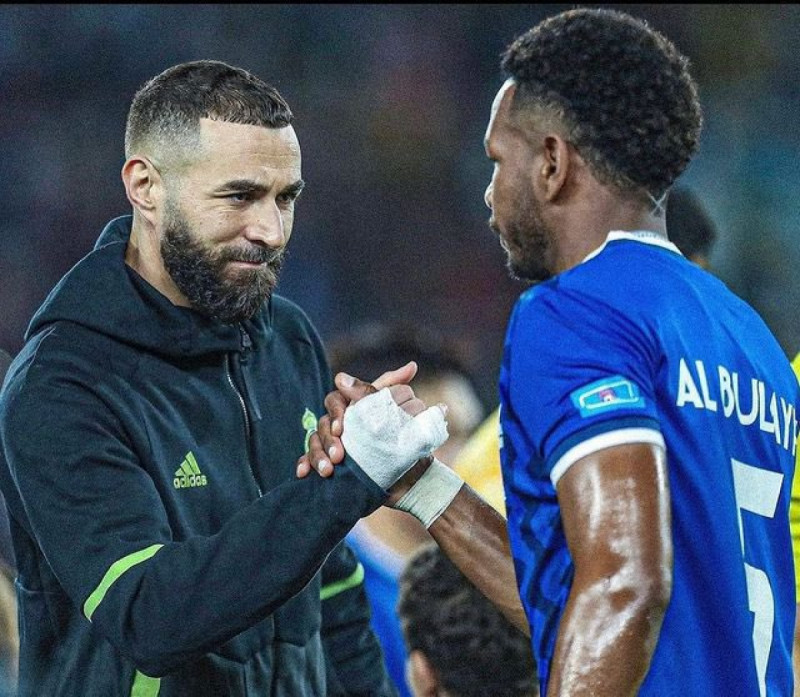 علي البليهي وكريم بنزيما