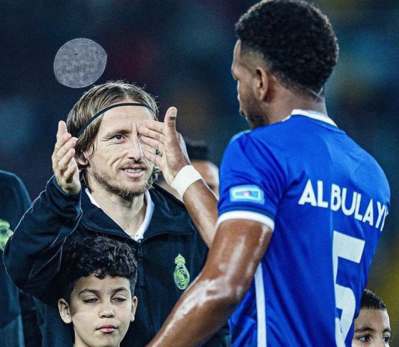 علي البليهي ولوكا مودريتش