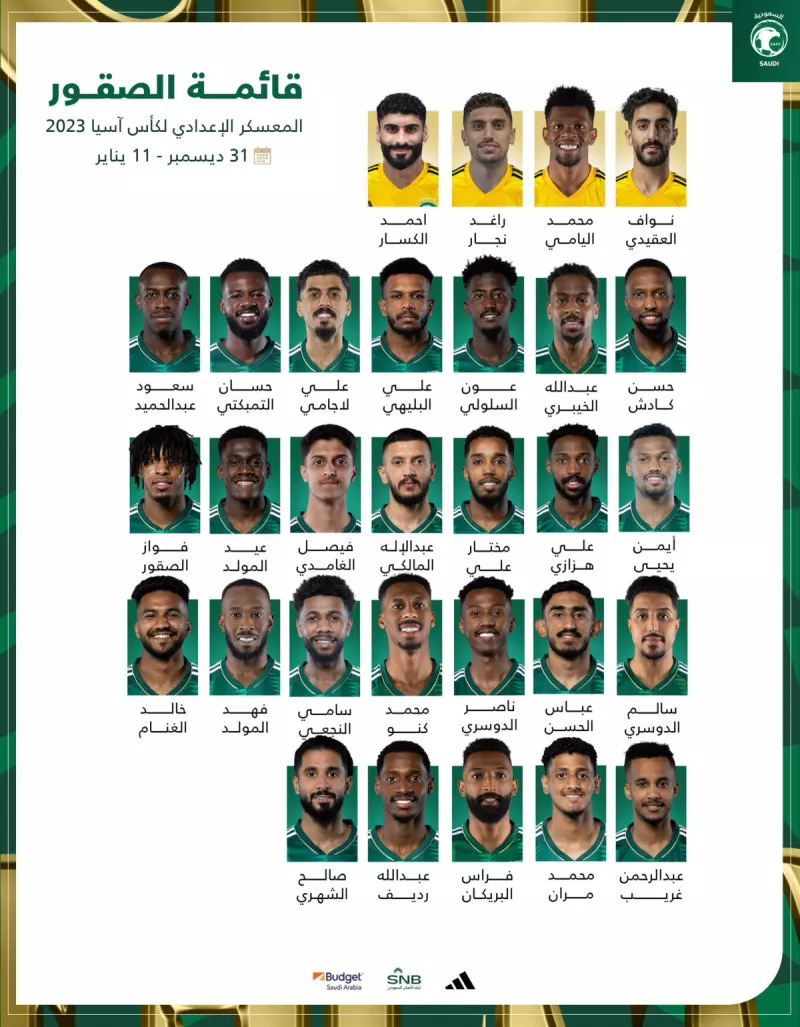 قائمة المنتخب السعودي