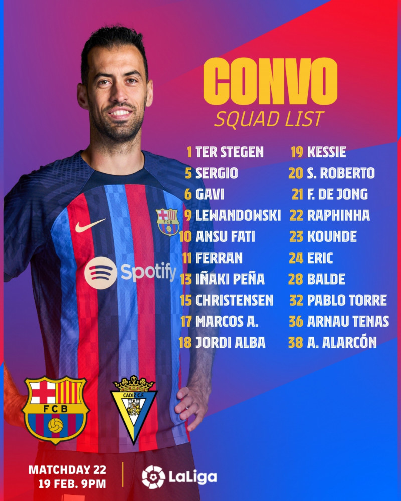 قائمة برشلونة قائمة برشلونة