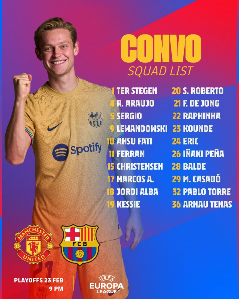 قائمة برشلونة