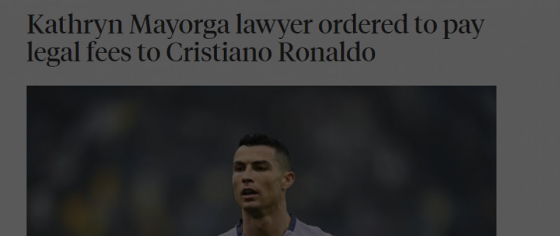 قضية كريستيانو رونالدو قضية كريستيانو رونالدو