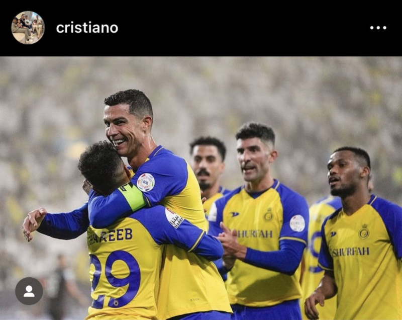 كريستيانو رونالدو وعبدالرحمن غريب