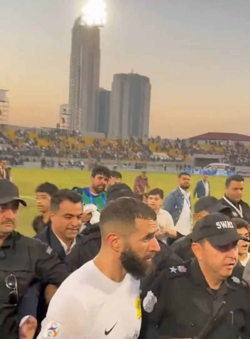 كريم بنزيما في العراق