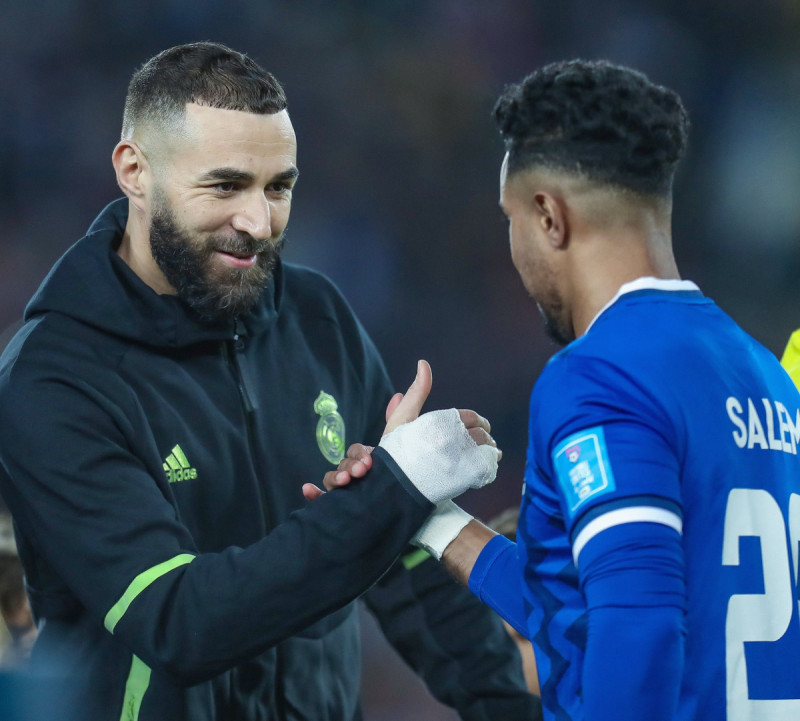 كريم بنزيما وسالم الدوسري