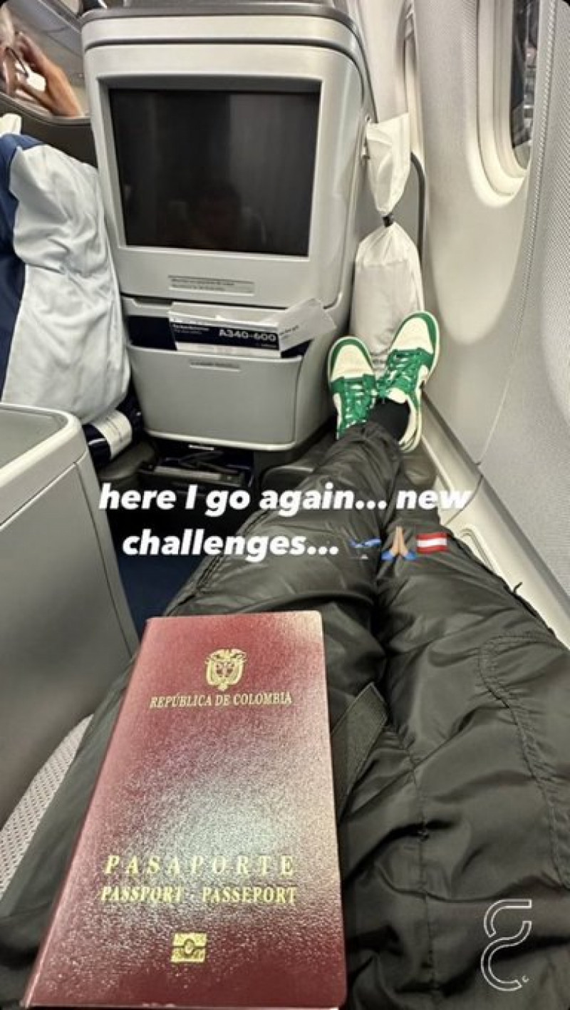 كويلار في طريقه إلى معسكر الشباب