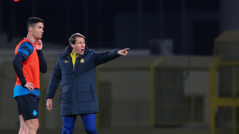 مدرب النصر رودي جارسيا وكريستيانو رونالدو مدرب النصر رودي جارسيا وكريستيانو رونالدو