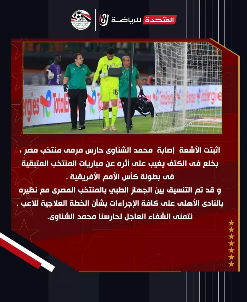 إصابة محمد الشناوي