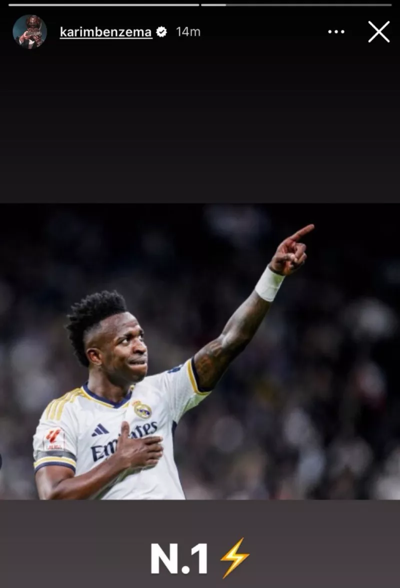 "نمبر وان".. بنزيما يغازل جوهرة ريال مدريد عقب اكتساح جيرونا" width=