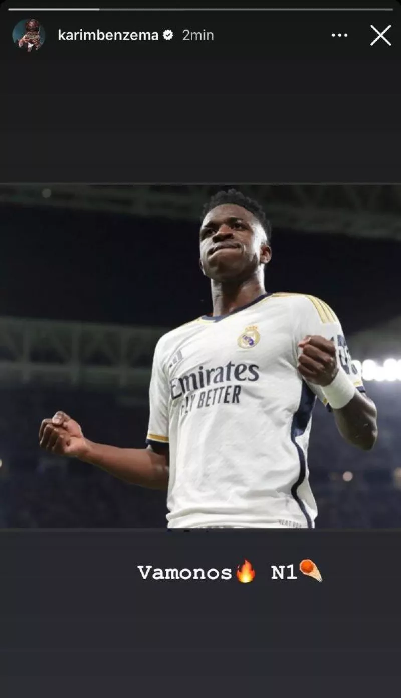 بنزيما بنزيما يدعم "جوهرة" ريال مدريد في لقاء بايرن بدوري الأبطال