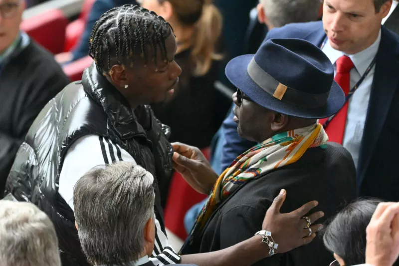 في مباراة فرنسا وبلجيكا