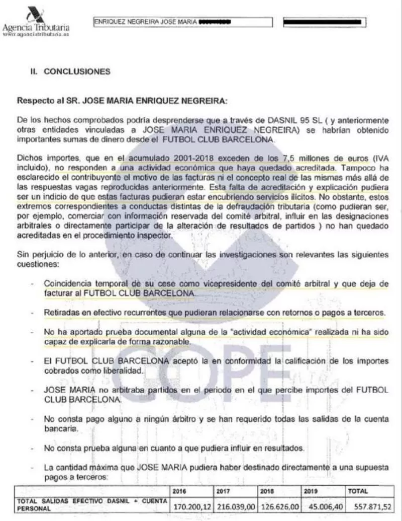 بيان القضاء الإسباني