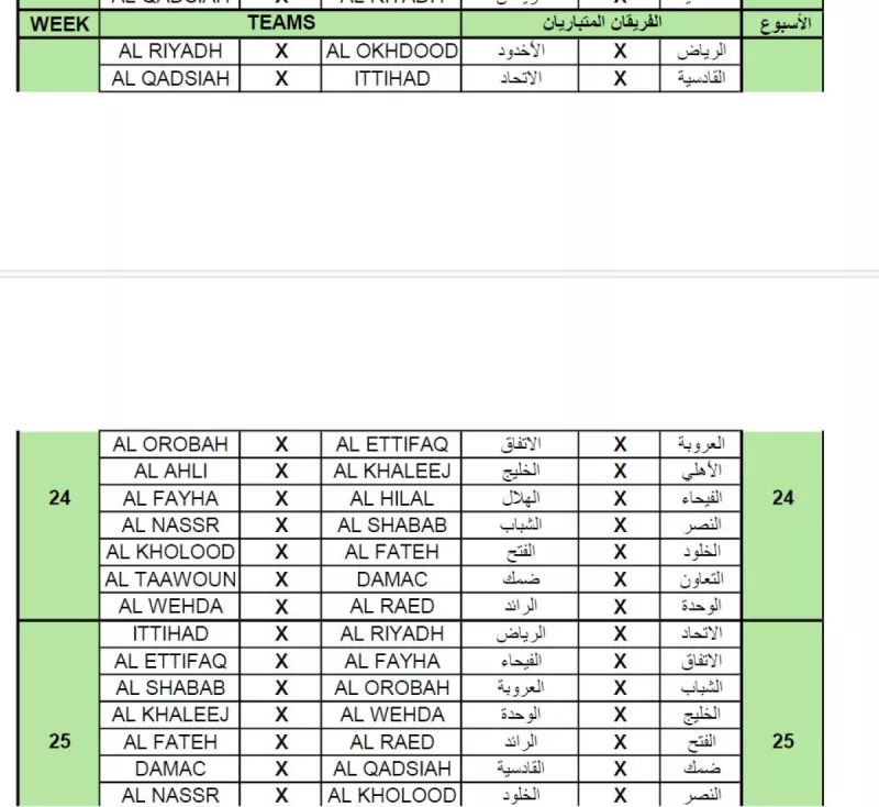 دوري روشن 22