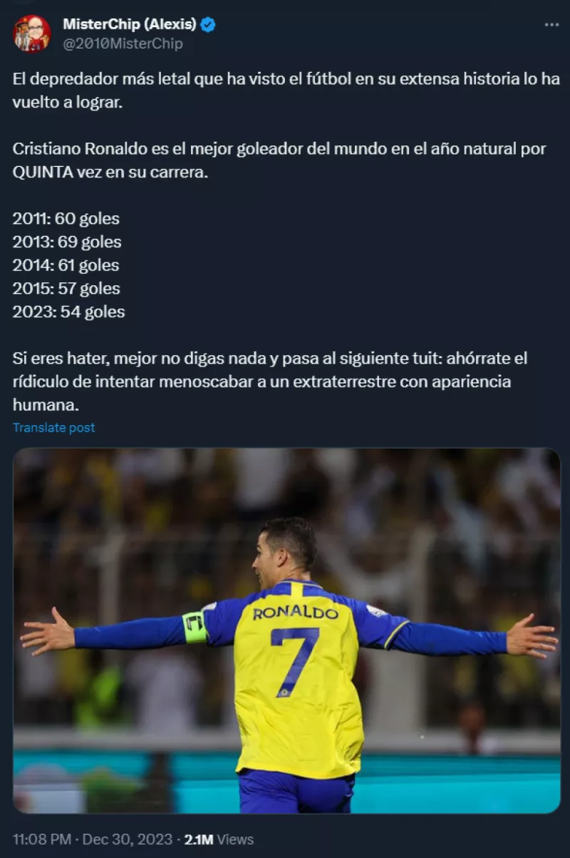 رأي فيفا في بطولات النصر وأهداف كريستيانو رونالدو رأي فيفا في بطولات النصر وأهداف كريستيانو رونالدو