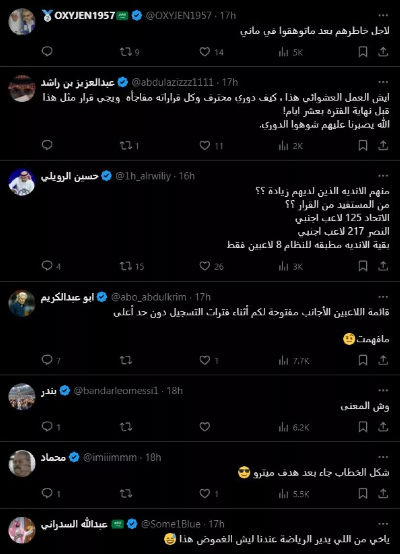 زيادة عدد الأجانب في الدوري السعودي زيادة عدد الأجانب في الدوري السعودي