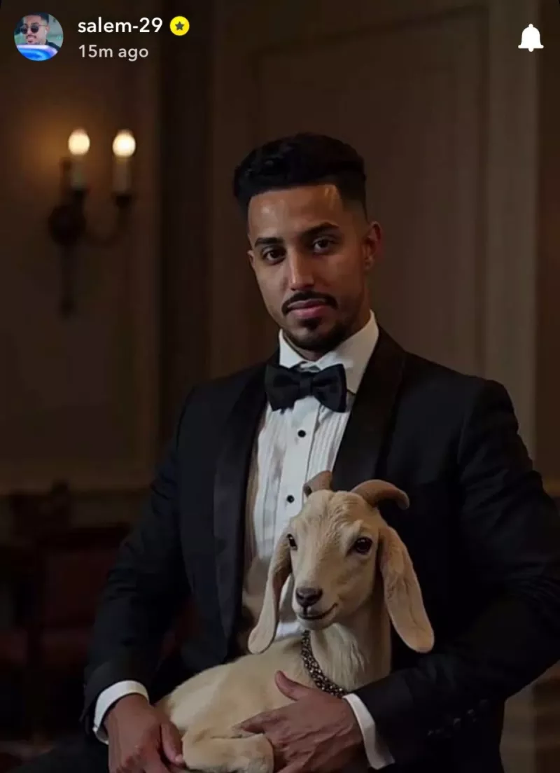 سالم الدوسري الماعز