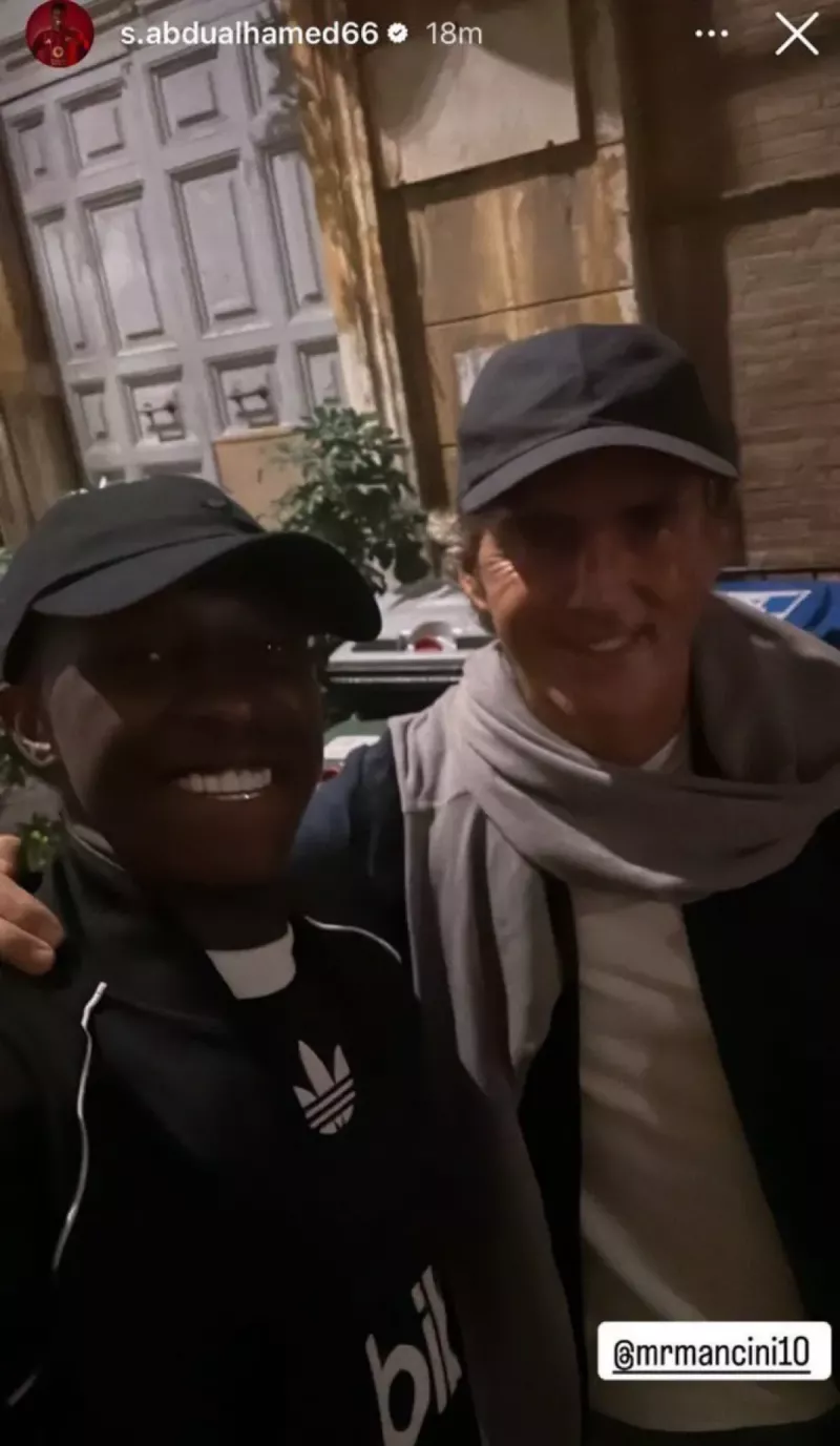 سعود عبد الحميد ومانشيني