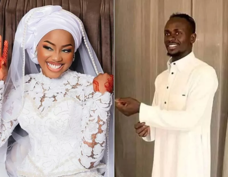 احتفل أمس الأحد، ساديو ماني، لاعب وسط الفريق الأول لكرة القدم بنادي النصر، بزفافه داخل السنغال.