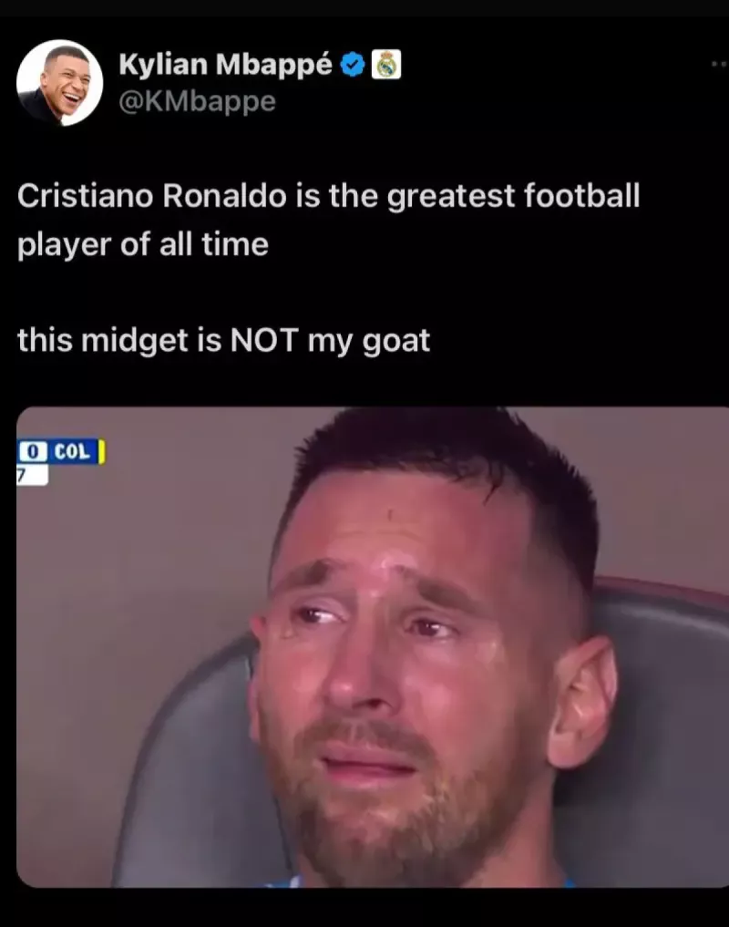 يسخر من ميسي