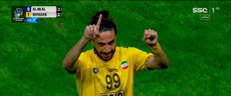 مدافع سباهان أمام الهلال مدافع سباهان أمام الهلال